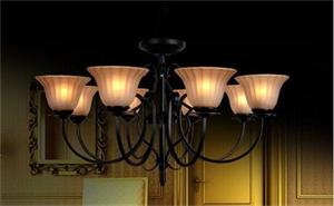 美式風格臥室吊燈 別墅客房燈具 8670-8
