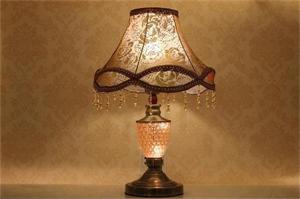 中式古銅臺燈 布藝燈罩古典臺燈 STD5869