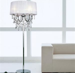 現代風格水晶落地燈 玻璃燈罩 現代落地燈 SLD6607