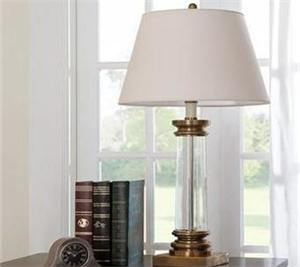 現代家居書房臺燈 簡約 現代書桌臺燈 布罩現代臺燈 STD5800