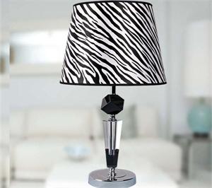 斑馬紋現代風格臺燈 現代酒店客房臺燈 STD5803