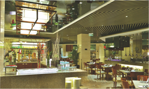 【酒店餐廳】優(yōu)質鋼材+米白色布藝燈罩吊燈燈具