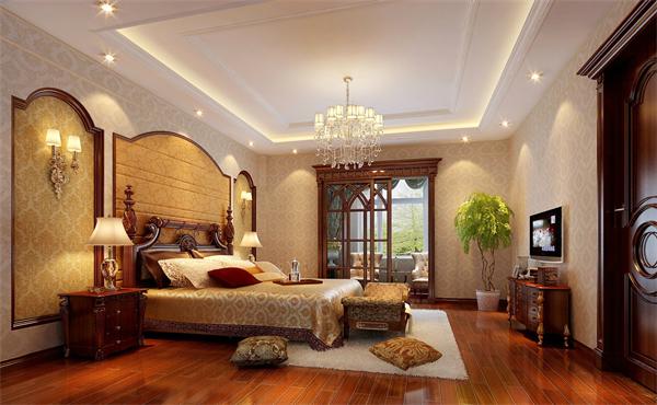 歐式別墅吊燈臥室水晶吊燈設計案例