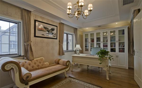 別墅吊燈工程之別墅書房吊燈設計案例