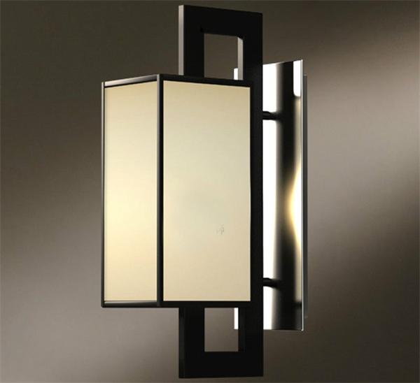 新中式不銹鋼材質(zhì)壁燈 酒店過(guò)道客房燈具廠家直供