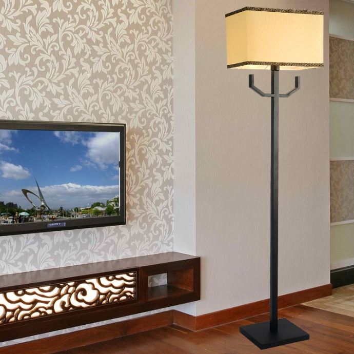 別墅新中式客廳落地燈價格 源頭廠家 定制生產