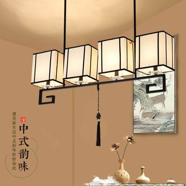 現代中式餐廳吊燈生產廠家|新中式餐廳吊燈價格