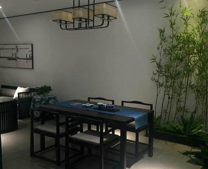 蘇州海棠曉月徽派新中式家具店燈光設(shè)計方案