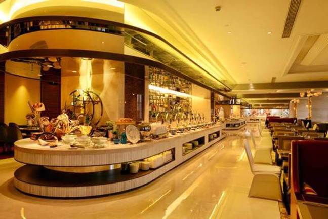 賓館自助餐廳燈光設計