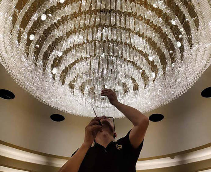 酒店水晶燈定制,老師傅告訴我六個秘密