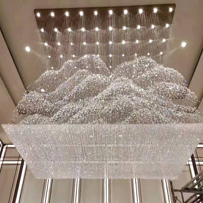 賓館大堂水晶燈，源頭廠家一站式服務