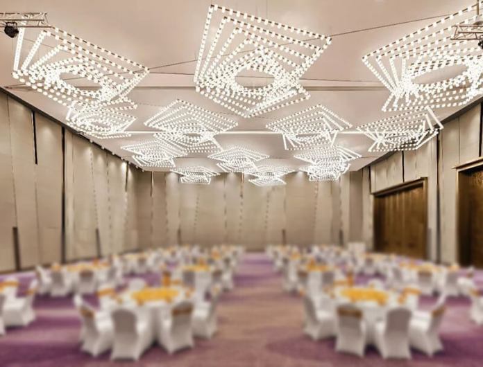 酒店天花吊燈，酒店藝術頂燈定制