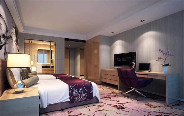 酒店工程燈具解決方案 現代客房設計效果圖