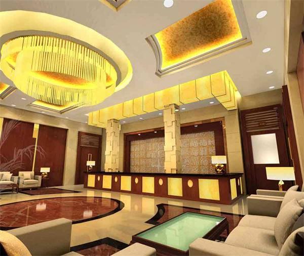 星級酒店大堂水晶燈定制中式實拍效果圖 燈具廠家一站式安裝