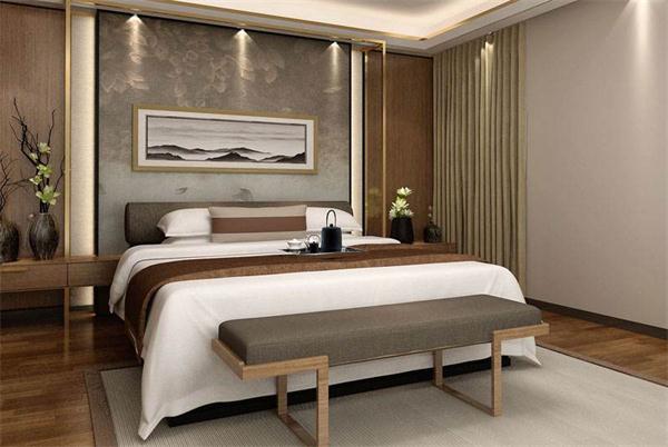 新中式酒店客房燈具整體無主燈照明設計廠家供貨