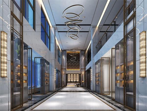 星級酒店大堂高檔藝術吊燈燈具定制 一站式設計安裝