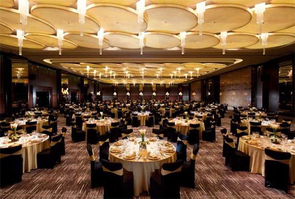 酒店宴會廳大型水晶燈具定制案例效果圖實拍 廠家直供