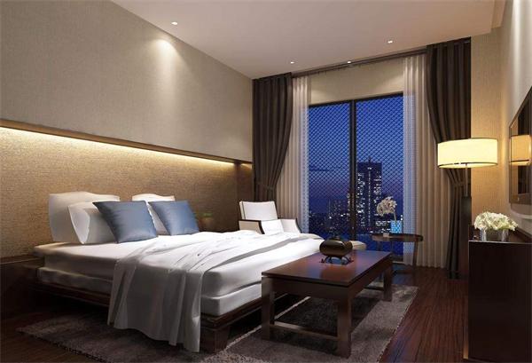 酒店客房燈具工程定制臺燈壁燈整體照明設(shè)計效果圖