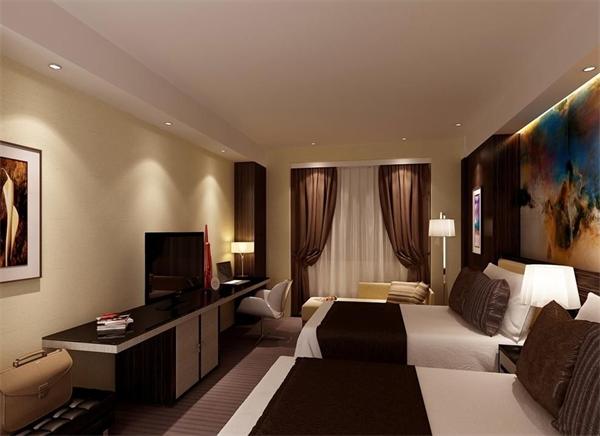 酒店客房標(biāo)準(zhǔn)間定制燈具效果圖 一站式燈具廠家供應(yīng)