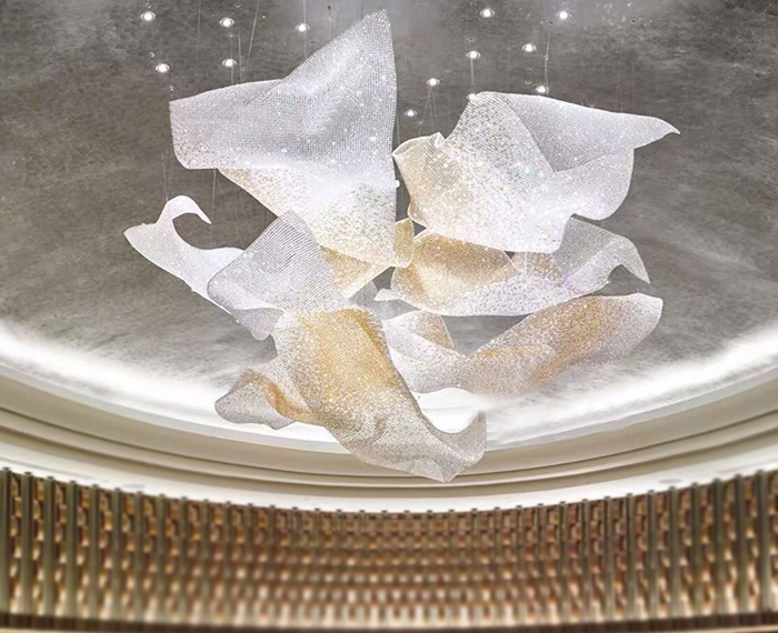 現代酒店吊燈，一站式酒店藝術吊燈廠家直供