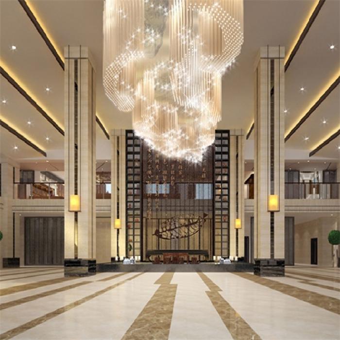 大型酒店工程燈_非標水晶燈廠家哪家好【孫氏照明】